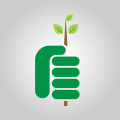 Go Green Simple Logo