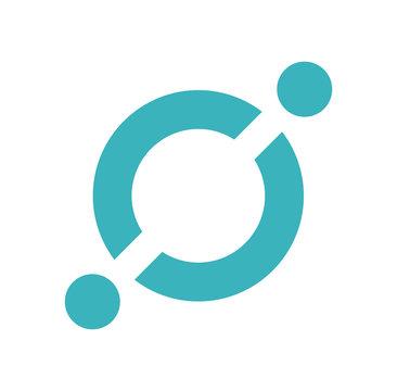 Icon (ICX) logo icon. Cryptocurrency / Altcoin. 
