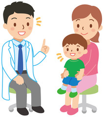受診する子供