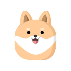 Cute Dog Cartoon Character Vector Illustration Graphic