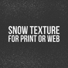 Snow Texture for Print or Web