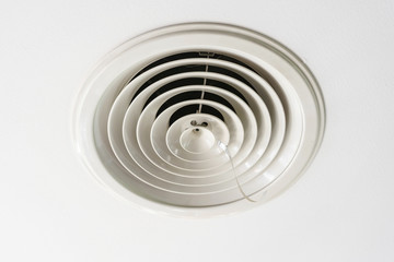 Fototapeta na wymiar Air conditioner ventilation installation system