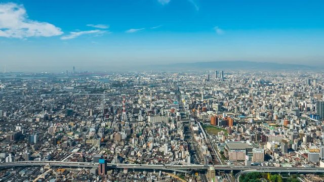 大阪風景・タイムラプス