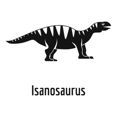 Isanosaurus icon. Simple illustration of isanosaurus vector icon for web.