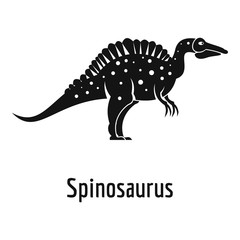Spinosaurus icon. Simple illustration of spinosaurus vector icon for web.