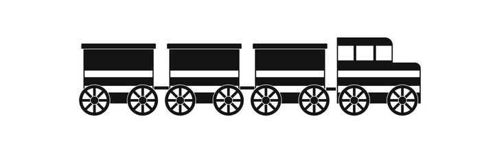 Fototapeta na wymiar electric train icon. Simple illustration of electric train vector icon for web.