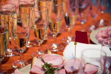 Coffee break prepare for serve guests attending seminar during break time in meeting room