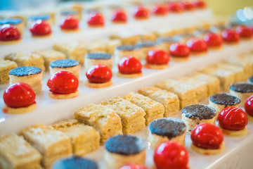 Coffee break prepare for serve guests attending seminar during break time in meeting room