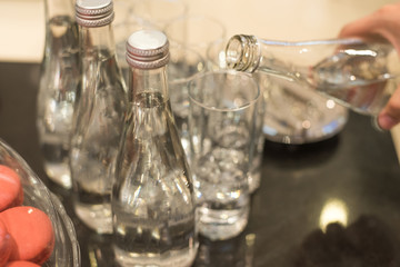 Coffee break prepare for serve guests attending seminar during break time in meeting room