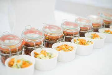 Coffee break prepare for serve guests attending seminar during break time in meeting room