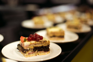 Coffee break prepare for serve guests attending seminar during break time in meeting room