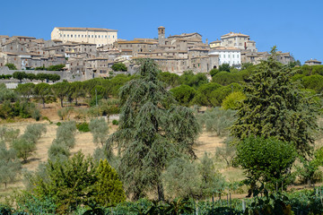 Panoramic view of Lugnano in Teverina (Umbria, Italy)
