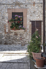 Fototapeta na wymiar Historic town of Lugnano in Teverina (Umbria, Italy)