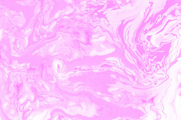 Suminagashi marble texture hand painted with purple ink. Digital paper 141 performed in traditional japanese suminagashi floating ink technique. Bizarre liquid abstract background.
