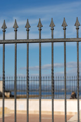 Forged Iron Fence with Arrows
