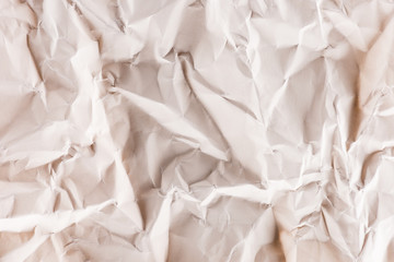 Obraz premium close-up shot of crumpled paper for background