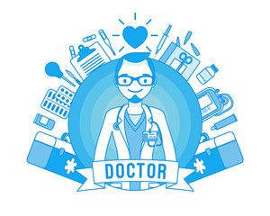 Doctor professional poster