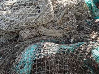rete da pesca con corde