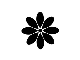 Design icons vector illustration of a flower (chamomile).