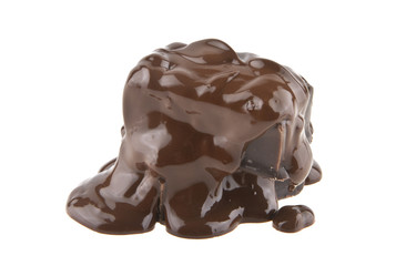 chocolate candy isolated on white background