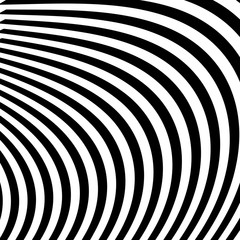 Obraz premium Abstract Black and White Abstract Lines