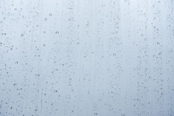 Glasscheibe mit Wassertropfen
