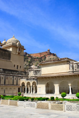 Fototapeta na wymiar Amber Fort near Jaipur, Rajasthan, India
