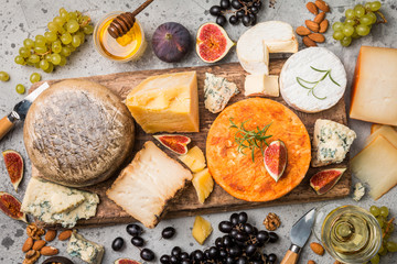 various types of cheese