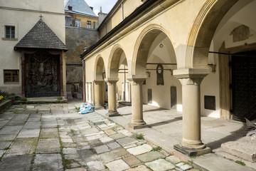 The Armenian Cathedral of the Assumption of Mary, armenian courtyard