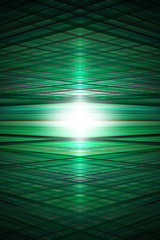 Green grid background