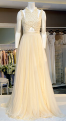 exhibition of wedding dresses