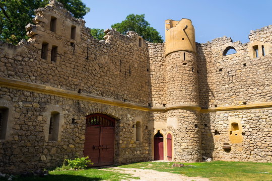 Ruins of Johns Castle, Lednice, Lednice-Valtice, Moravia, Czech Republic