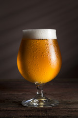 Cold pale beer