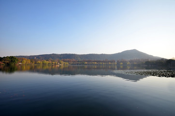 Landscape of West lake in Hangzhou, China