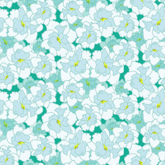 Fashionable pattern in small flowers. Floral seamless background for textiles, fabrics, covers, wallpapers, print, gift wrapping and scrapbooking. Raster copy.