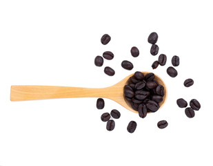 Coffee beans Isolated on white background