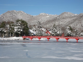 Naklejka premium 氷