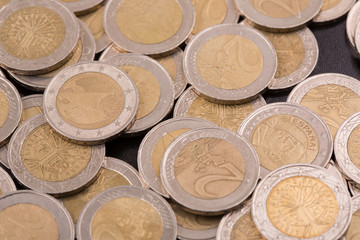 euro coins
