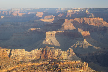 The Grand Canyon at sundown
