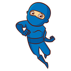 Obraz premium Superhero boy Cartoon character