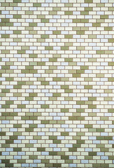 緑色のタイルのモザイク壁