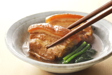 豚の角煮　Braised Pork Belly