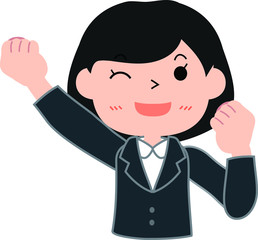 job hunting girls student Motivation.eps