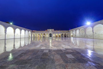 Night Shot of Courtyard of Great Masjid of Mahdia