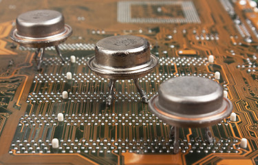 old silicon chip