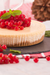 Redcurrant cheesecake. 