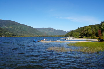 Fototapeta na wymiar Alta Lake near Whistler in Canada