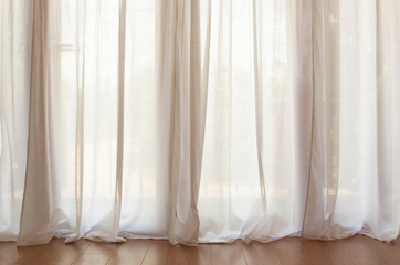 White curtain
