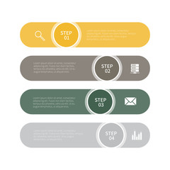 Various business infographic, infographic chart, vector infographic elements