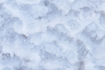 Fototapeta na wymiar background of fresh snow texture in blue tone